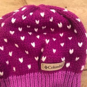 Columbia Heart Hat Size 0/S